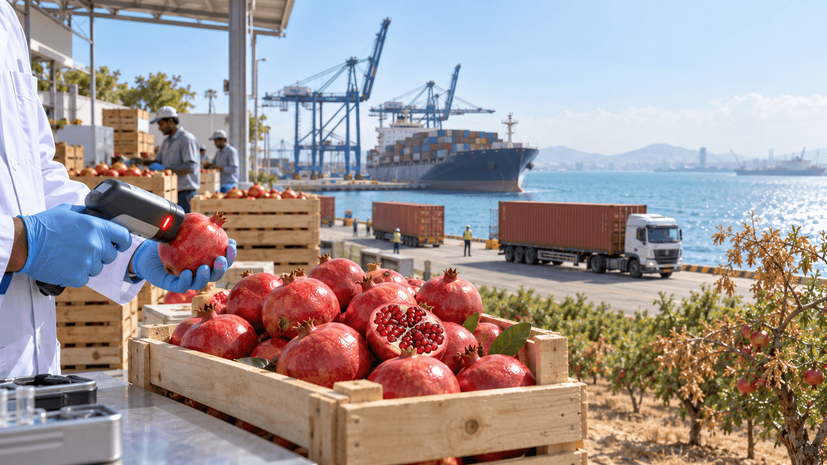 Pomegranate export decline