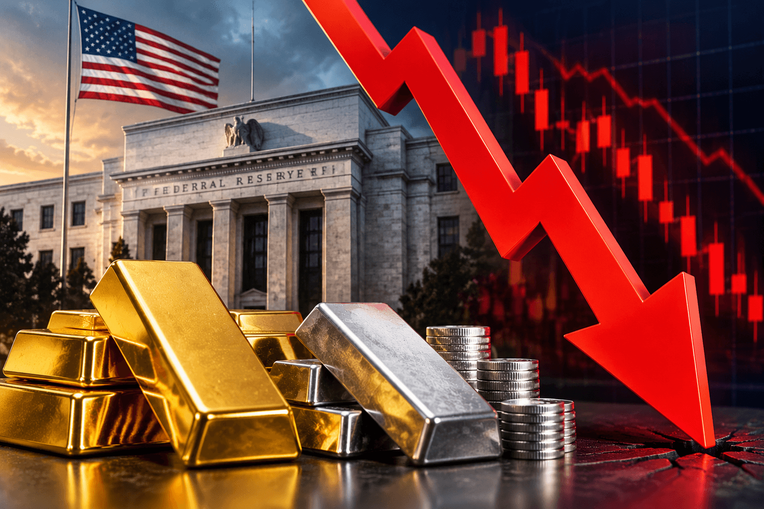 Gold Silver Down 17