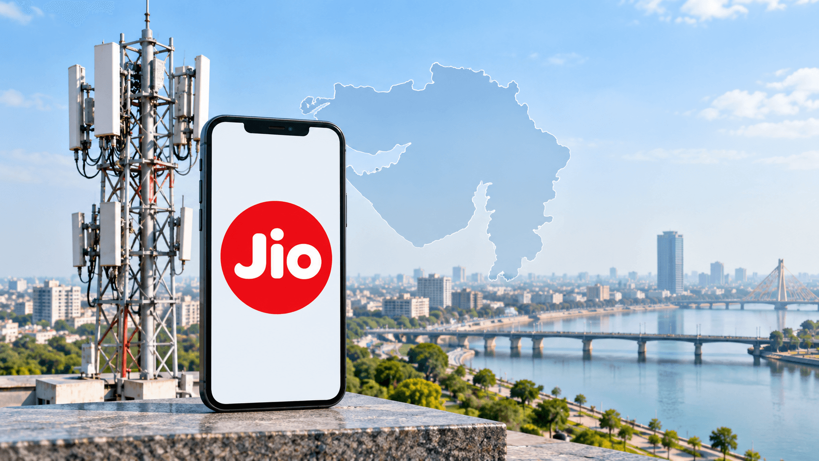 Jio network in Gujarat